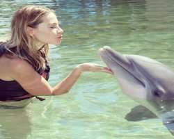 The actress is an animal lover.